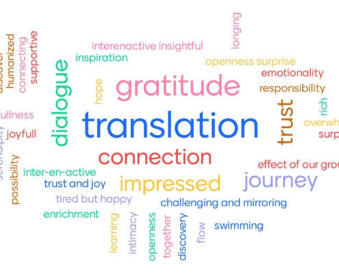 ESRI 2020: what word best captures your experience? (image: Mind & Life Europe)